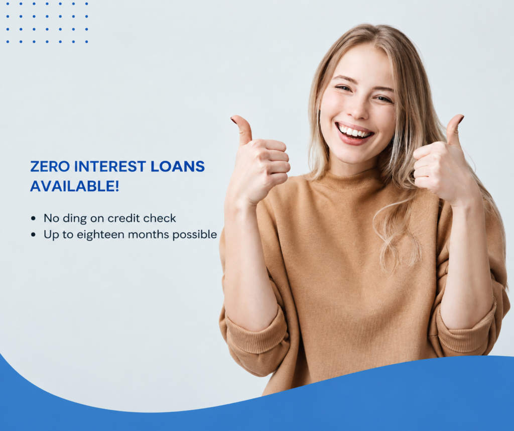 Borrower celebrating access to Zero percentage interest loan